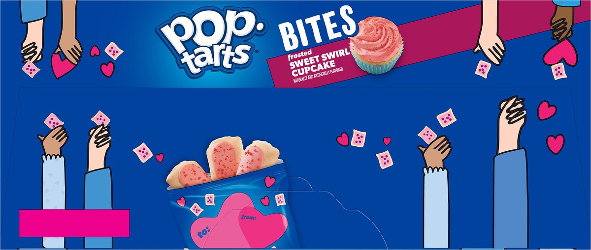 slide 4 of 10, Pop-Tarts Baked Pastry Bites, Frosted Sweet Swirl Cupcake, 25.6 oz, 28 Count, 25.6 oz