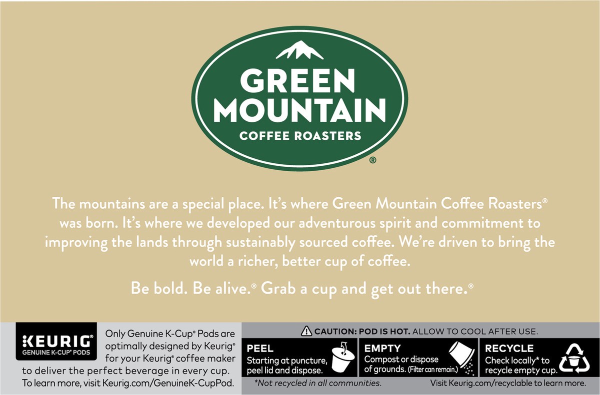 slide 6 of 8, Green Mountain Coffee Roasters Cinnamon Sugar Cookie Coffee, Keurig Single Serve K-Cup Pods- 12 ct, 12 ct