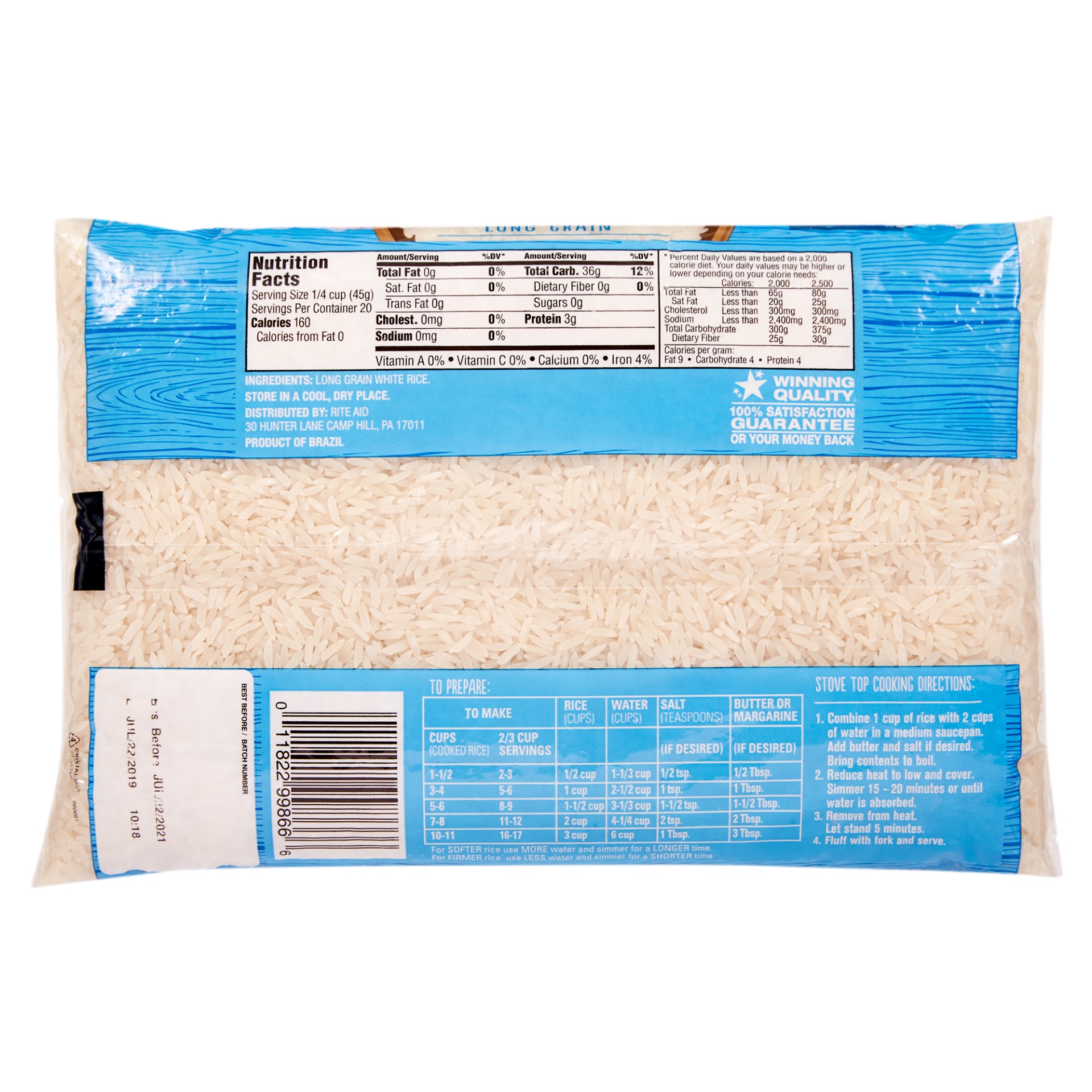 slide 2 of 2, Big Win White Rice, Long Grain, 32 oz