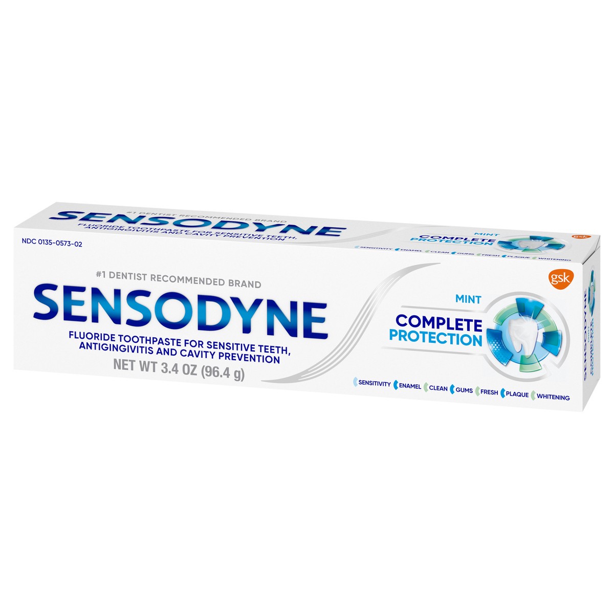 slide 3 of 9, Sensodyne Complete Toothpaste - Mint - 3.4oz, 3.4 oz