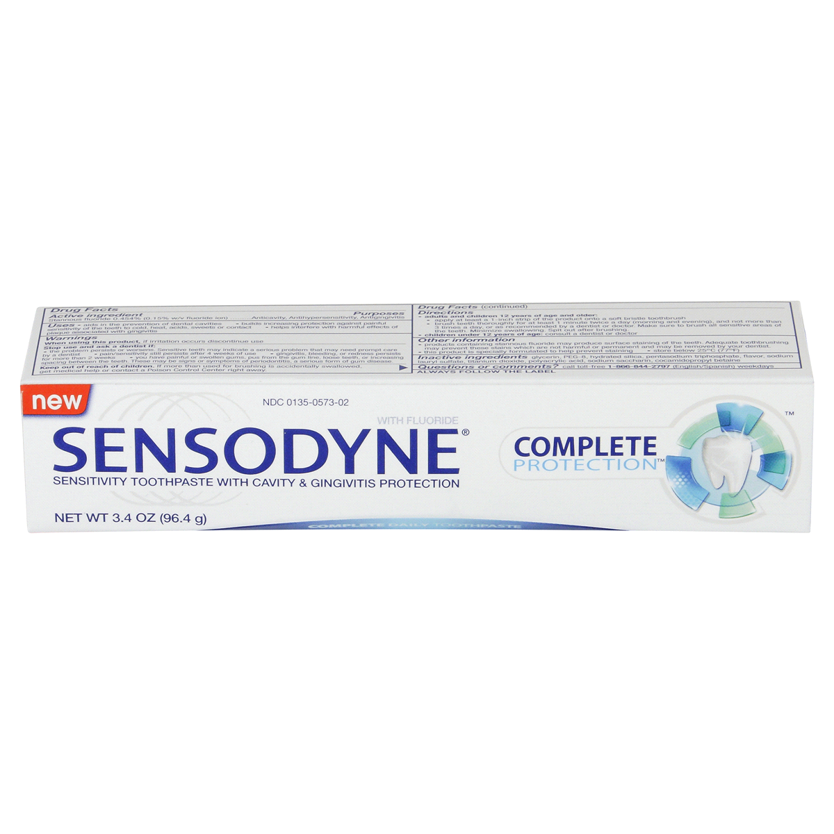 slide 4 of 5, Sensodyne Complete Toothpaste, 3.4 oz