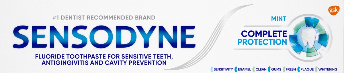 slide 9 of 9, Sensodyne Complete Toothpaste - Mint - 3.4oz, 3.4 oz