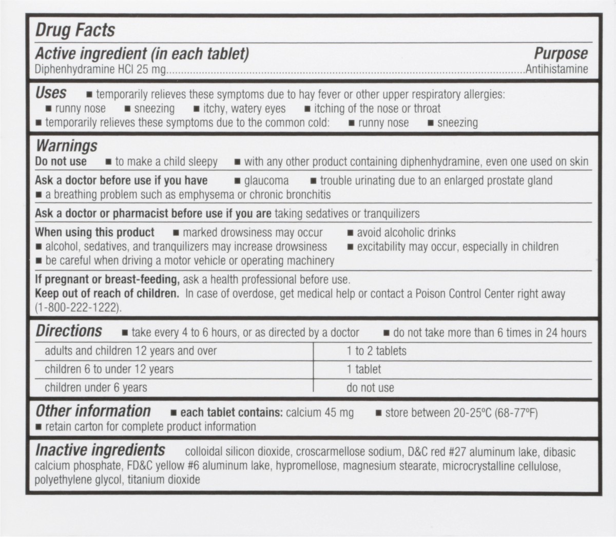 slide 8 of 9, TopCare Top Care Topcare Allergy Relief Tablets, 48 ct