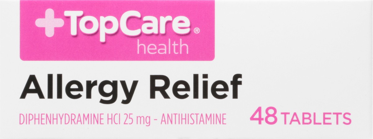 slide 9 of 9, TopCare Top Care Topcare Allergy Relief Tablets, 48 ct