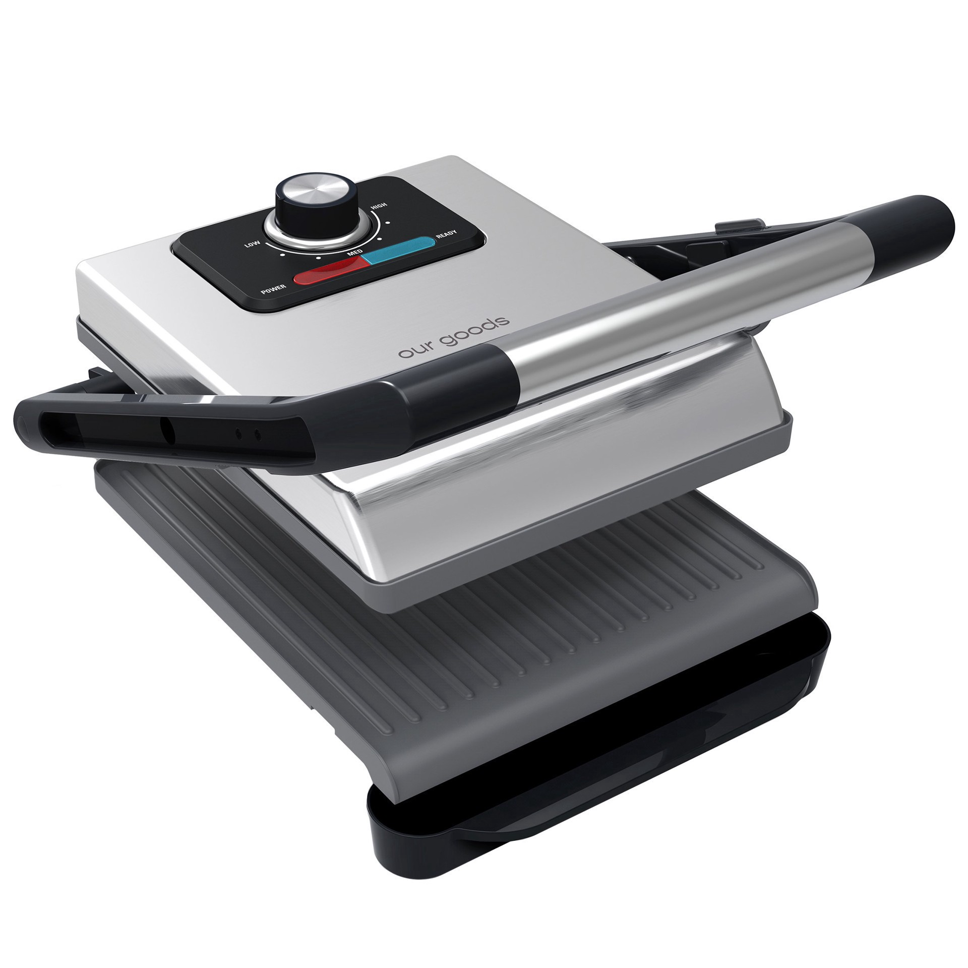 slide 1 of 1, our goods Panini Grill - Stainless Steel, 1 ct
