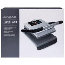 Our Goods Stainless Steel Panini Grill 1 Each