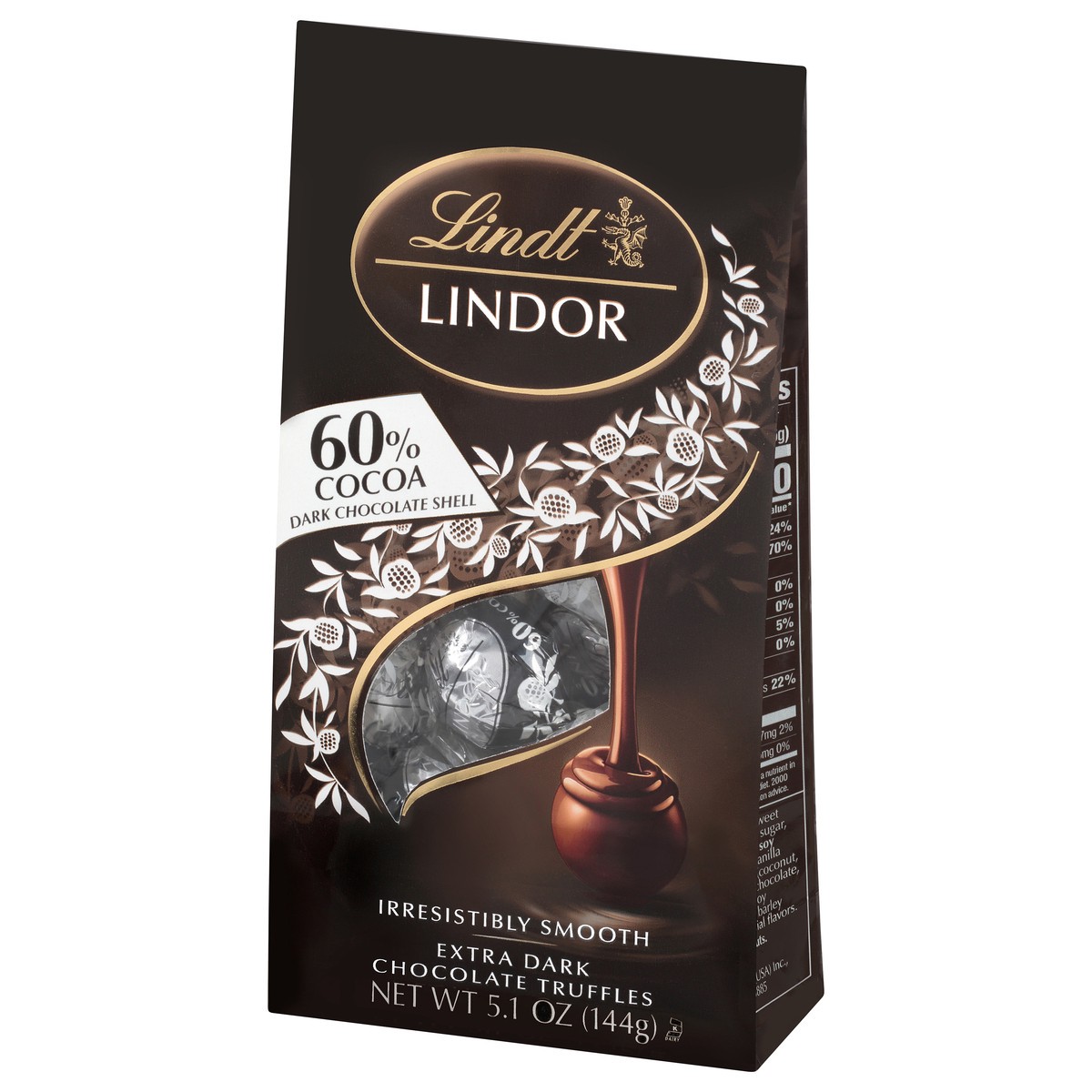 slide 5 of 9, Lindt 60% Cocoa Extra Dark Chocolate Truffles 5.1 oz, 5.1 oz