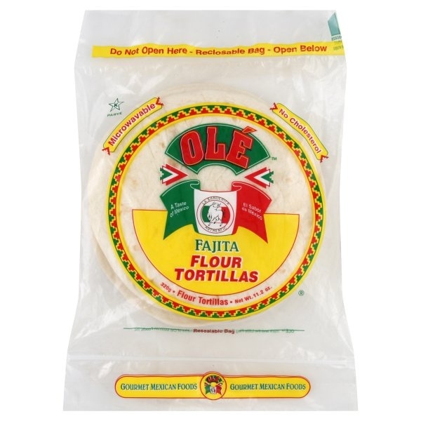 slide 1 of 1, Olé Mexican Foods Fajita Tortillas, 10 ct; 11.2 oz