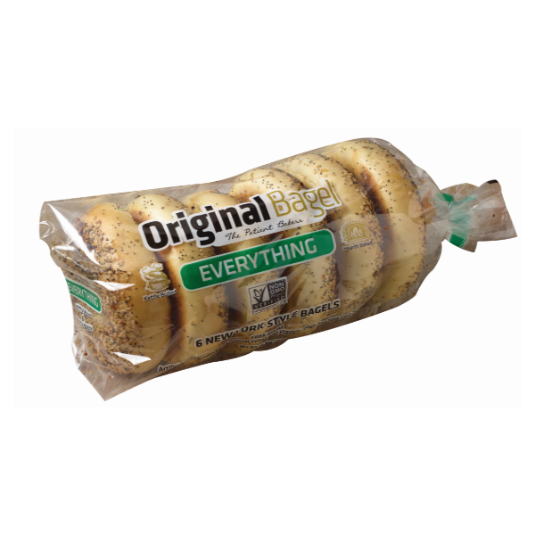 slide 1 of 1, Original Bagel Everything Bagel, 24 oz