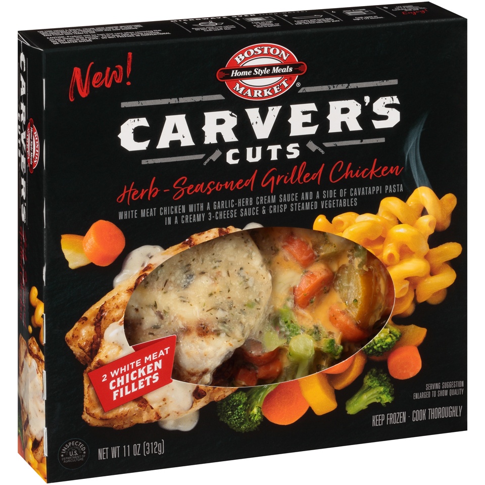 slide 2 of 8, Boston Market Carver's Cuts Herb-Seasoned Grill Chicken, 11 oz