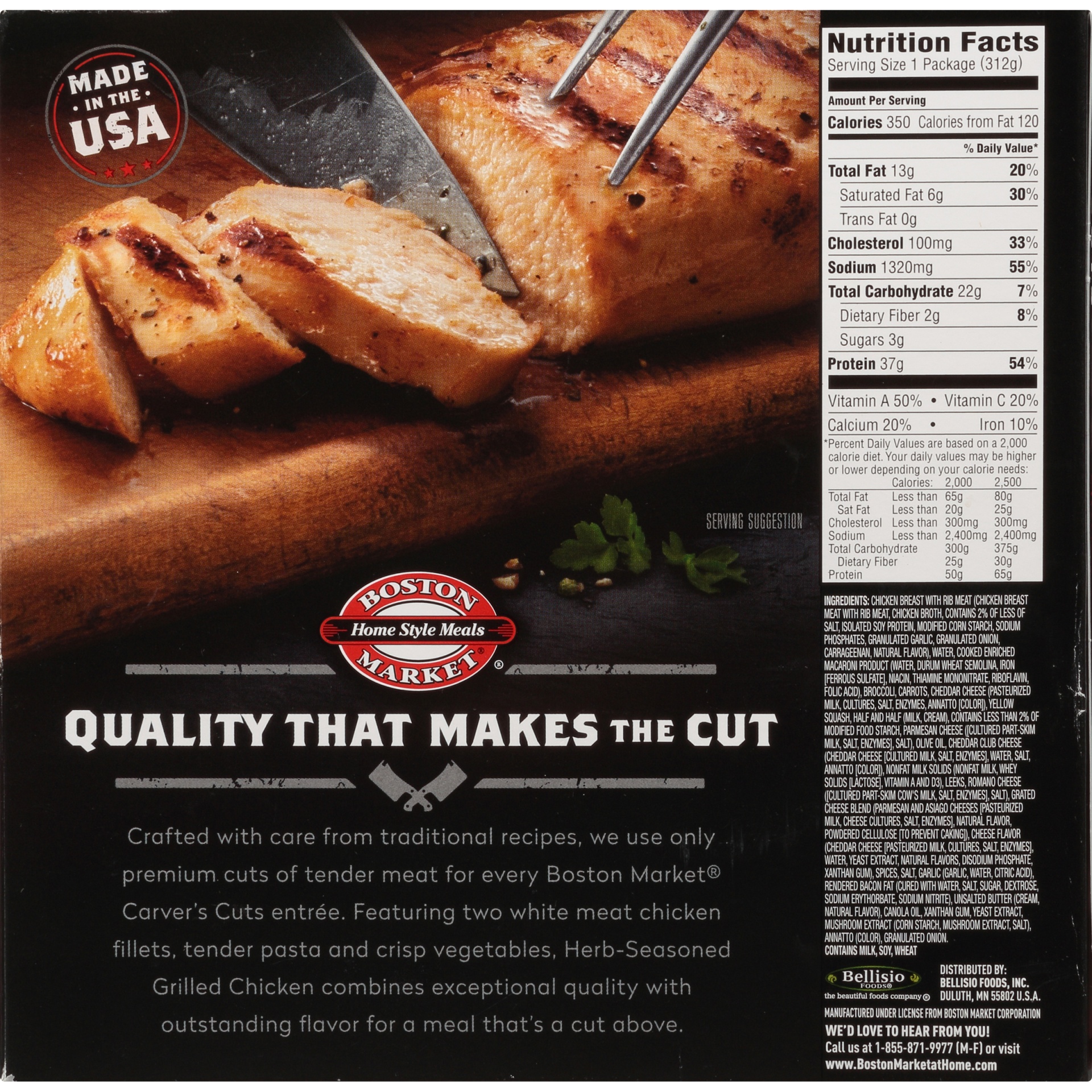 slide 6 of 8, Boston Market Carver's Cuts Herb-Seasoned Grill Chicken, 11 oz