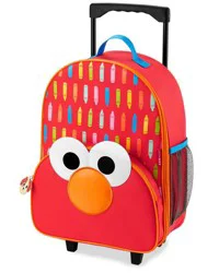 Skip Hop Sesame Street Toddler Kids Carry-On Rolling Luggage - Elmo