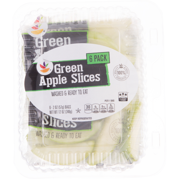 slide 1 of 1, Giant Green Apple Slices - 6 ct, 6 ct; 12 oz