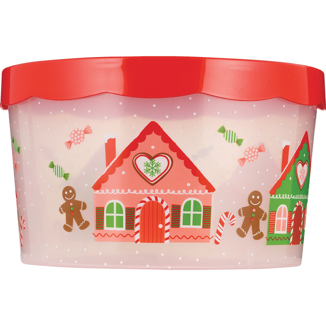 slide 1 of 1, CREATIVE HOME Plastic Cookie Container, 1 ct