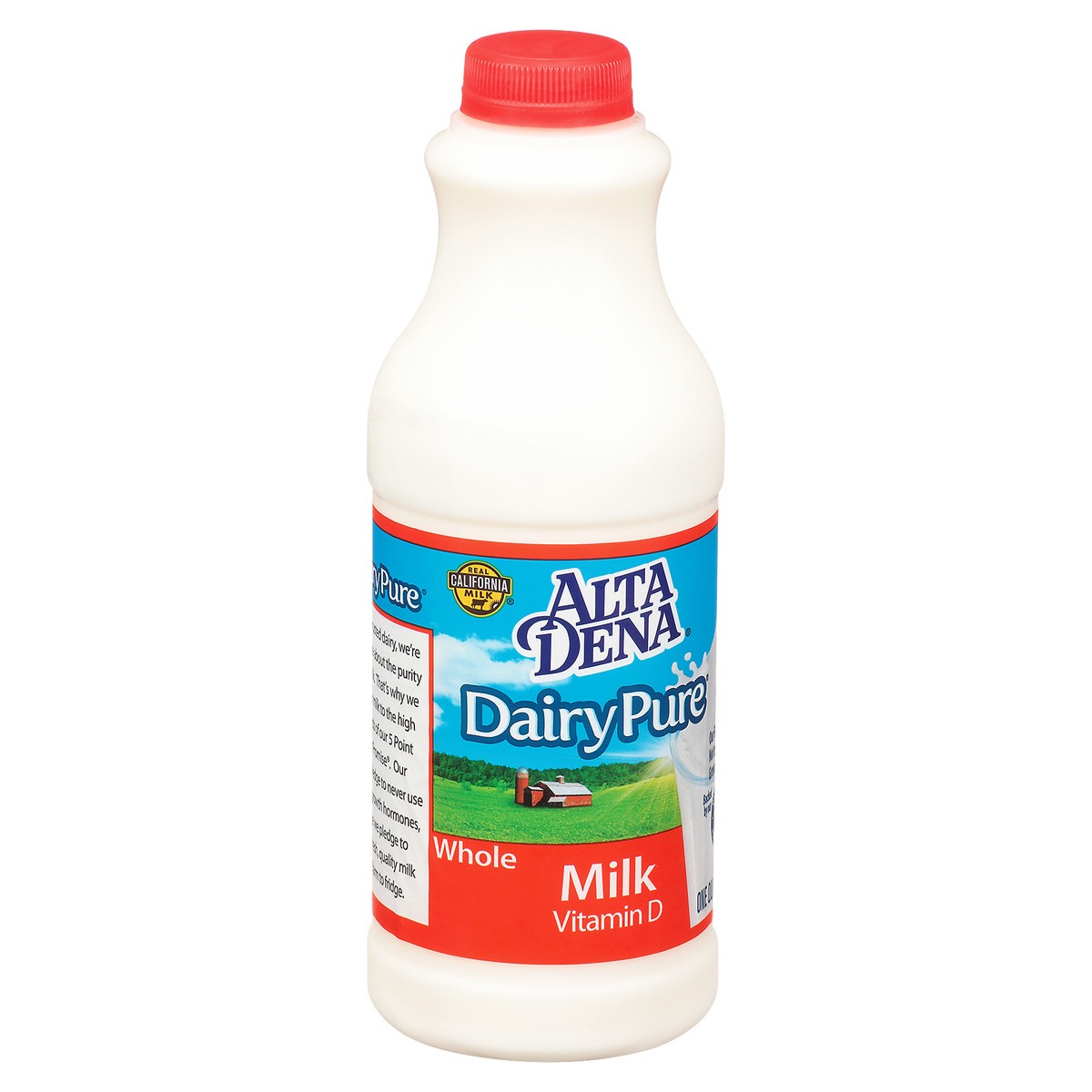 slide 4 of 9, Dairy Pure Vitamin D Milk, Whole Milk Bottle - 1 Quart, 1 qt