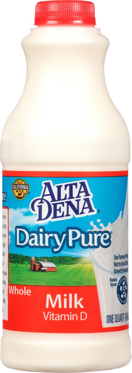 slide 7 of 9, Dairy Pure Vitamin D Milk, Whole Milk Bottle - 1 Quart, 1 qt