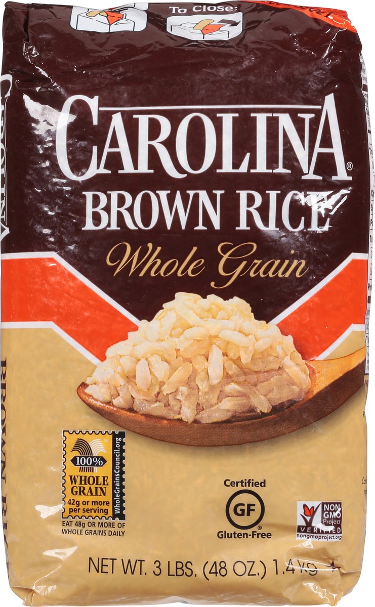 slide 9 of 11, Carolina Large Brown Rice, 48 oz