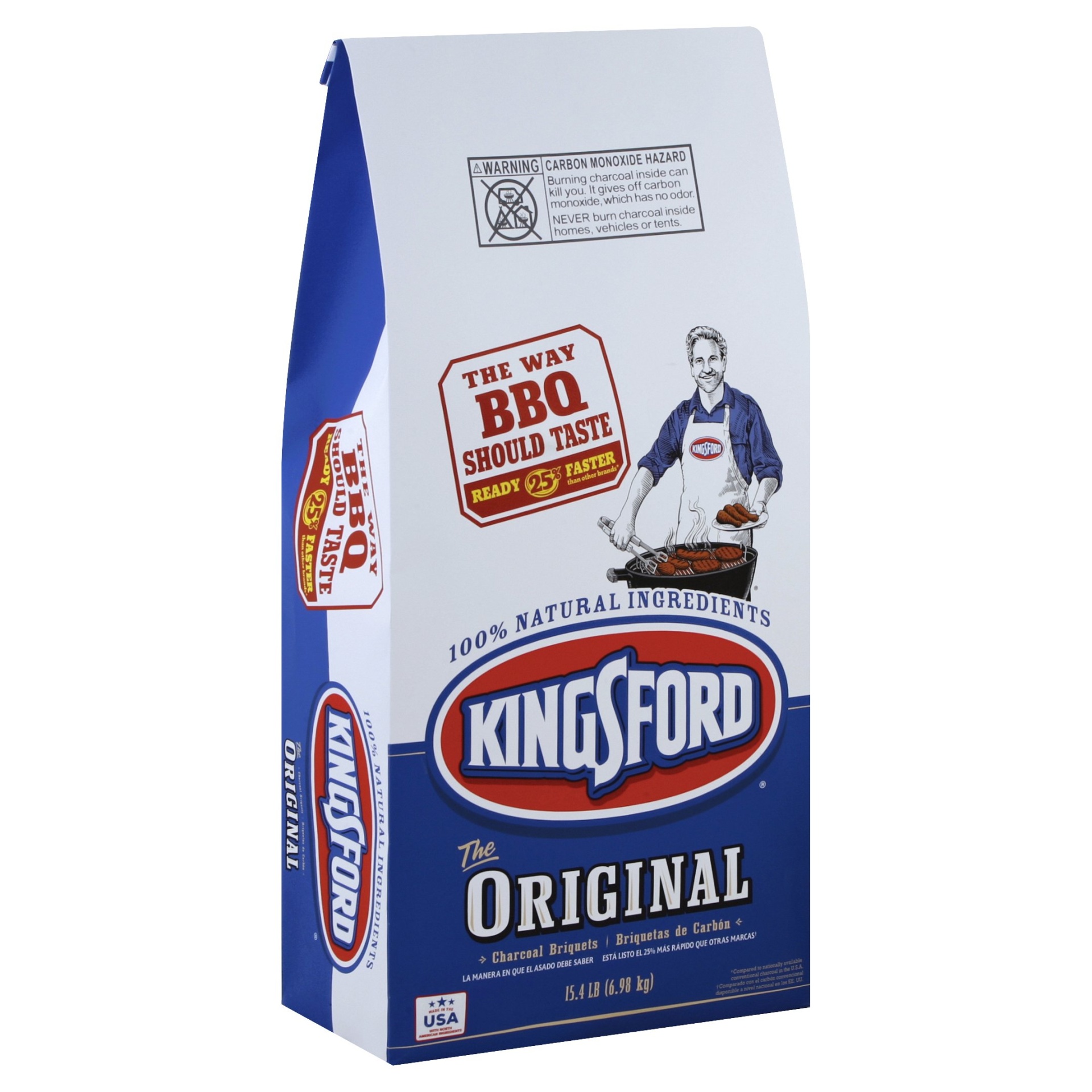 slide 1 of 1, Kingsford Charcoal Briquets, 15.4 lb