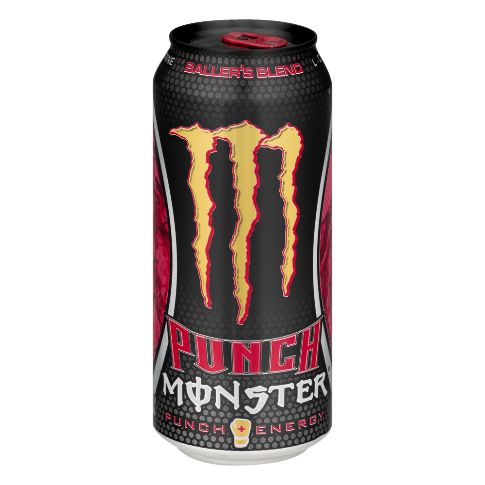 slide 1 of 1, Monster Punch Energy Baller's Blend, 16 fl oz