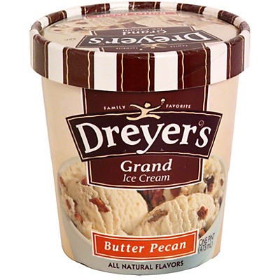 slide 1 of 1, Edy's Ice Cream, Butter Pecan Blast, 14 fl oz