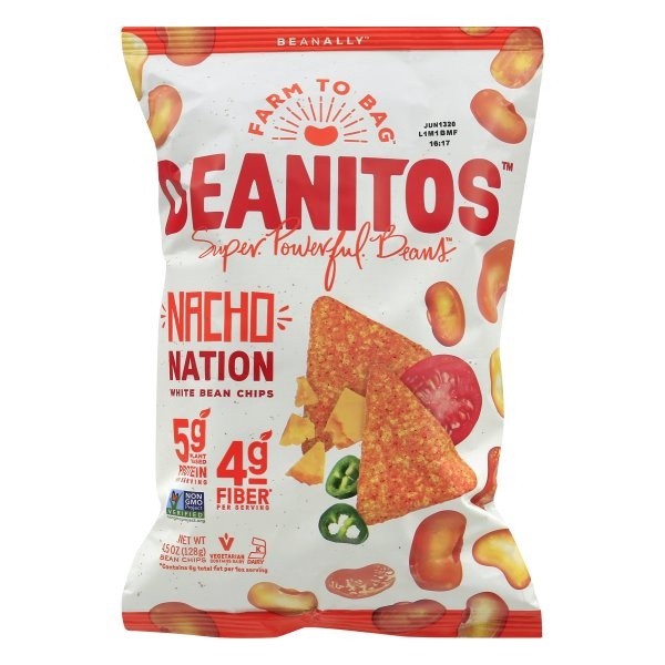 slide 1 of 8, Beanitos White Bean Nacho Tortilla Chips 4.5 oz, 6 oz