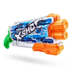 X-Shot Water Fast-Fill Skins Pump Action Water Blaster Toy - Water Camo