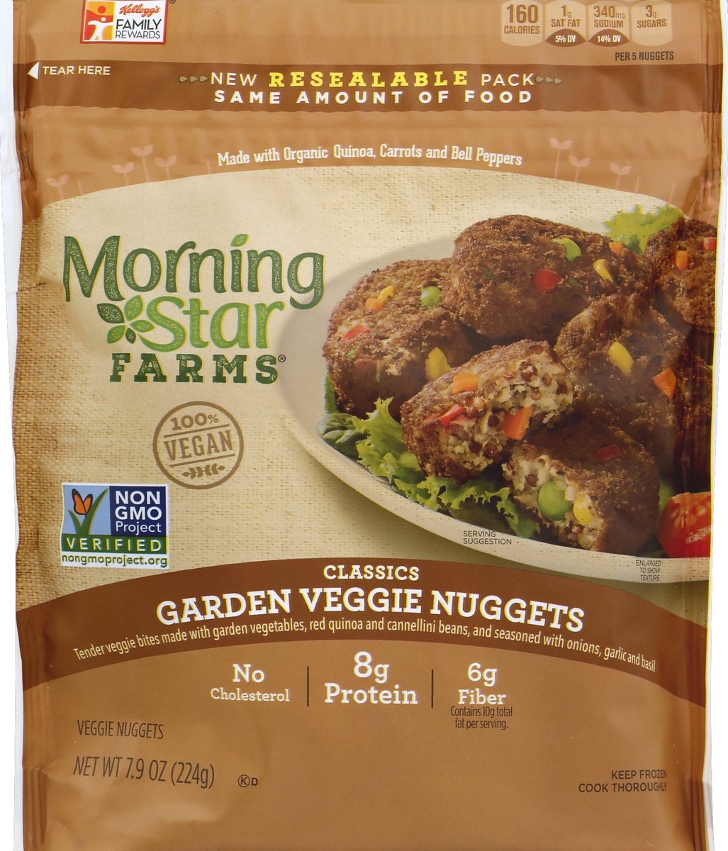 slide 2 of 6, MorningStar Farms Veggie Nuggets 7.9 oz, 7.9 oz