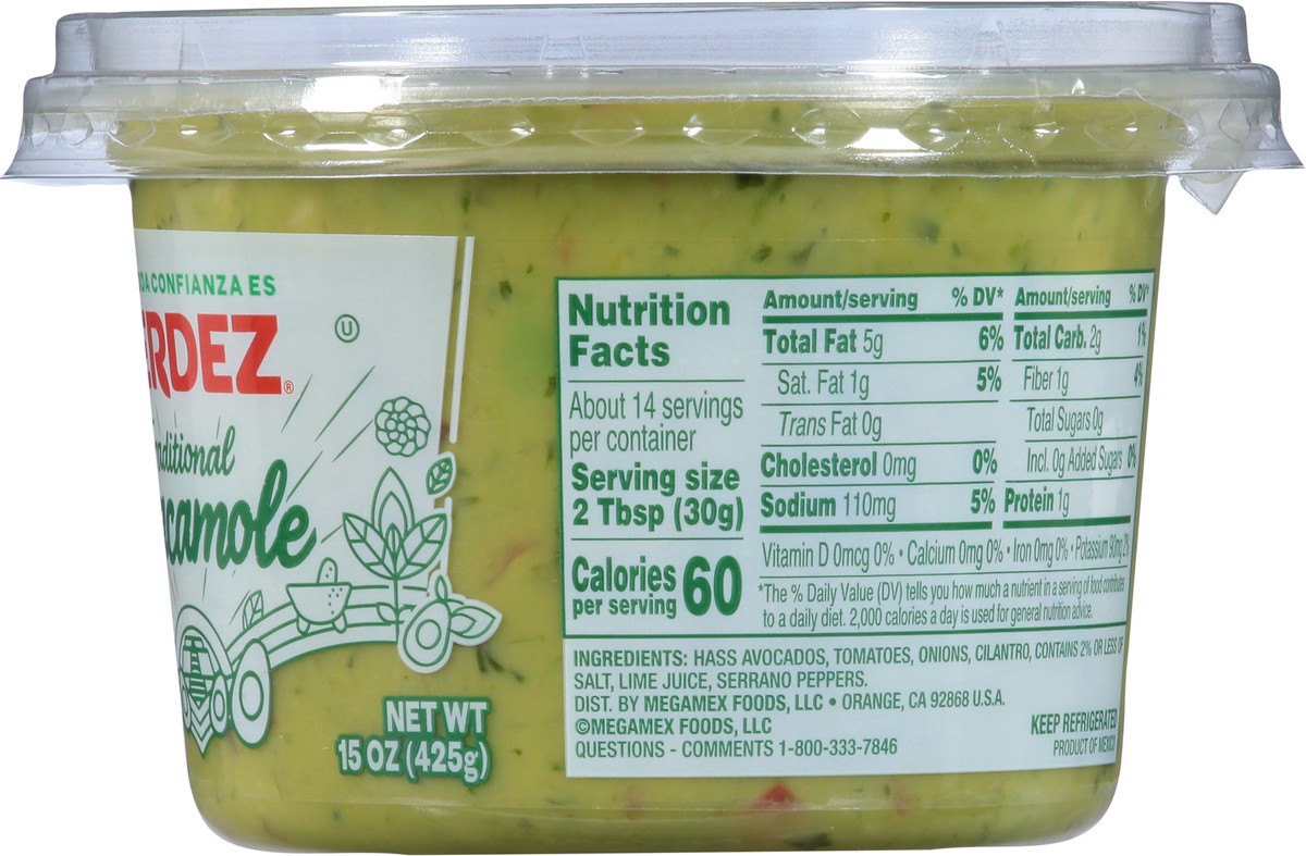 slide 8 of 14, Herdez Traditional Guacamole 15 oz, 15 oz
