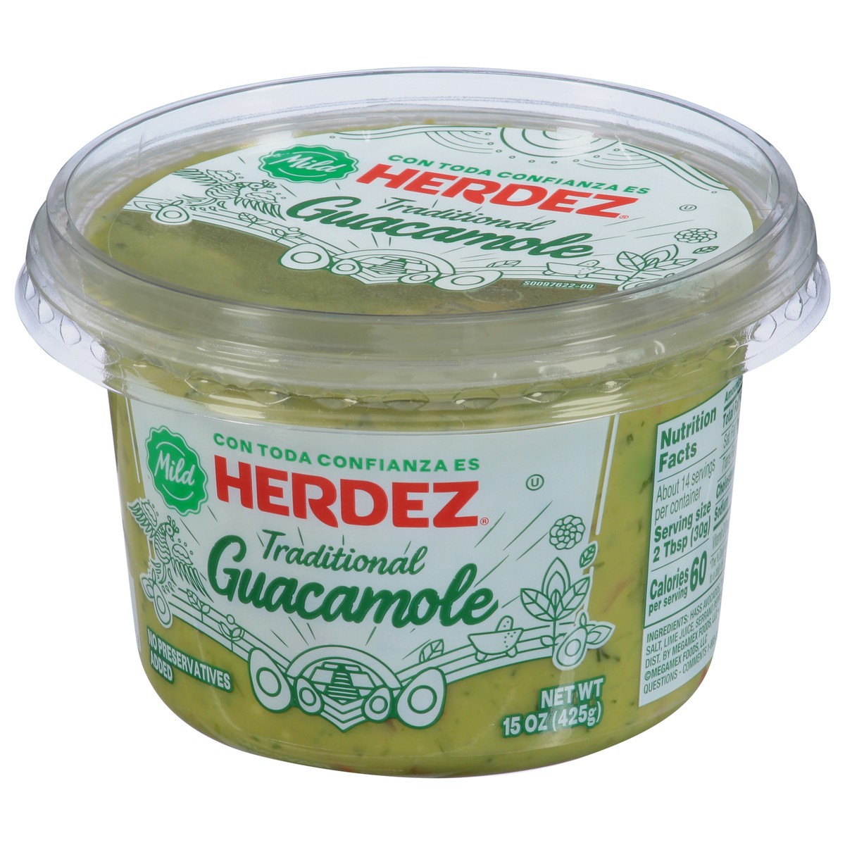 slide 2 of 14, Herdez Traditional Guacamole 15 oz, 15 oz