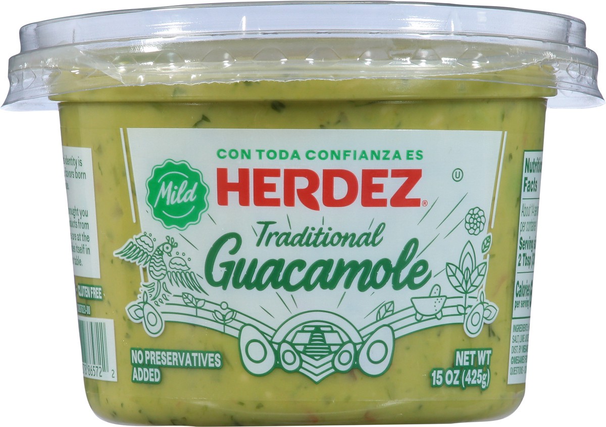 slide 4 of 14, Herdez Traditional Guacamole 15 oz, 15 oz