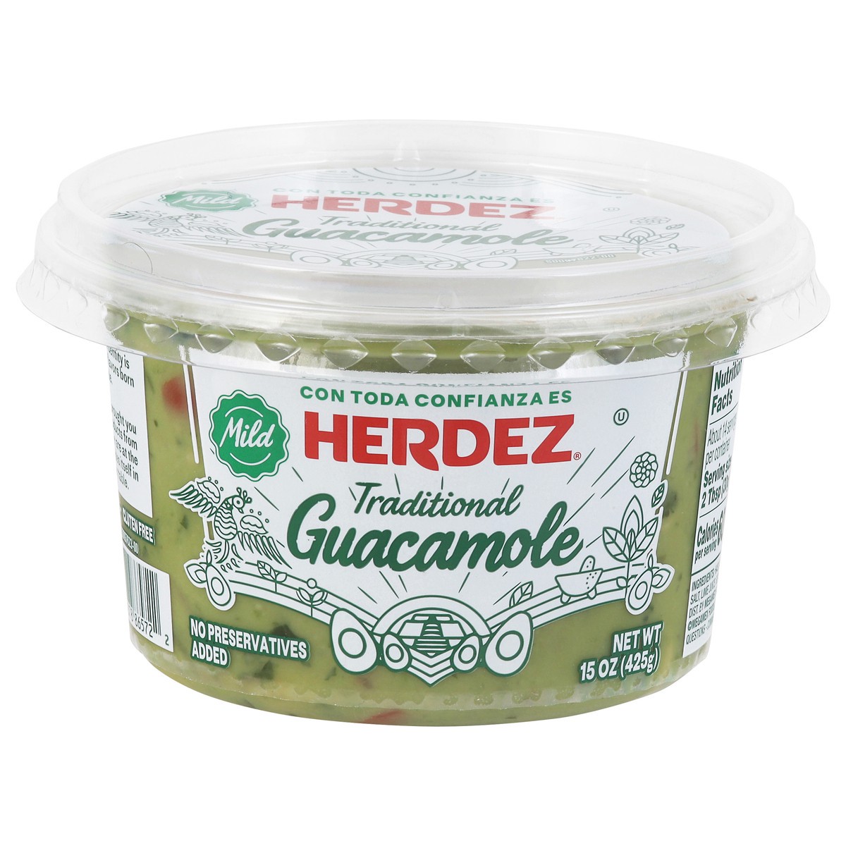 slide 1 of 14, Herdez Traditional Guacamole 15 oz, 15 oz