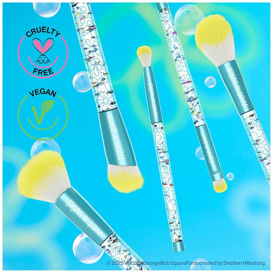 slide 4 of 5, Wet n Wild 5-Piece Makeup Brush Set, 5 ct