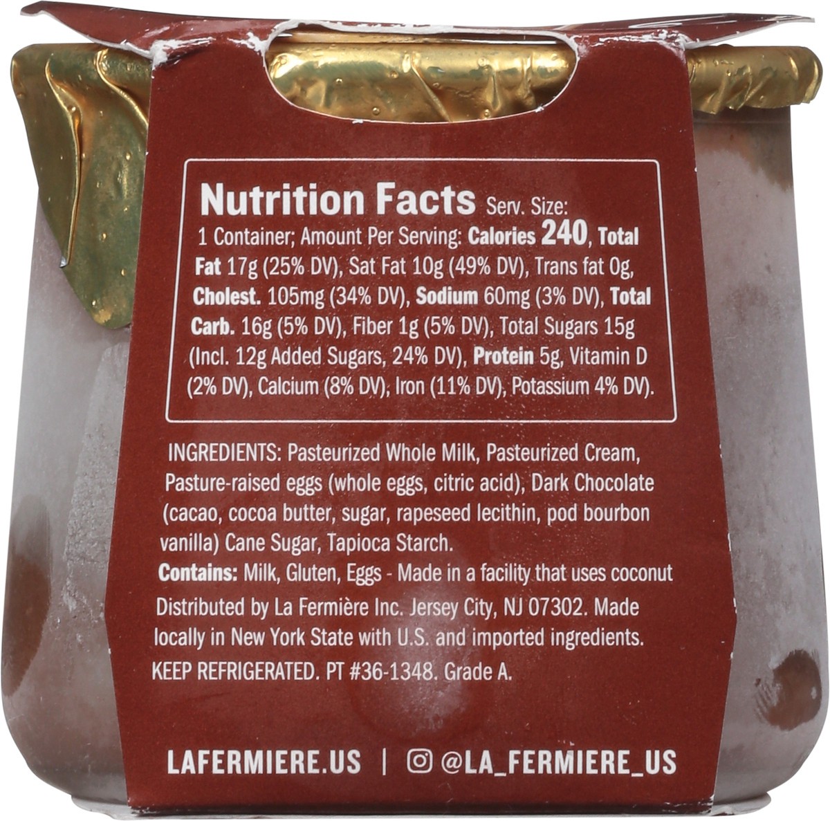 slide 13 of 13, La Fermière La Fermiere French Desserts Creme Chocalat - 4.4 OZ, 4.4 oz