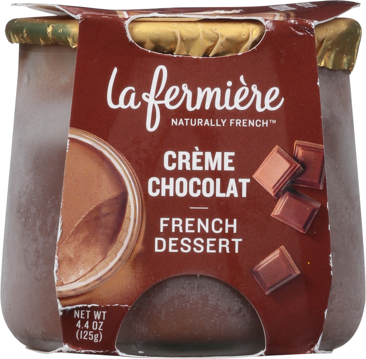 slide 7 of 13, La Fermière La Fermiere French Desserts Creme Chocalat - 4.4 OZ, 4.4 oz