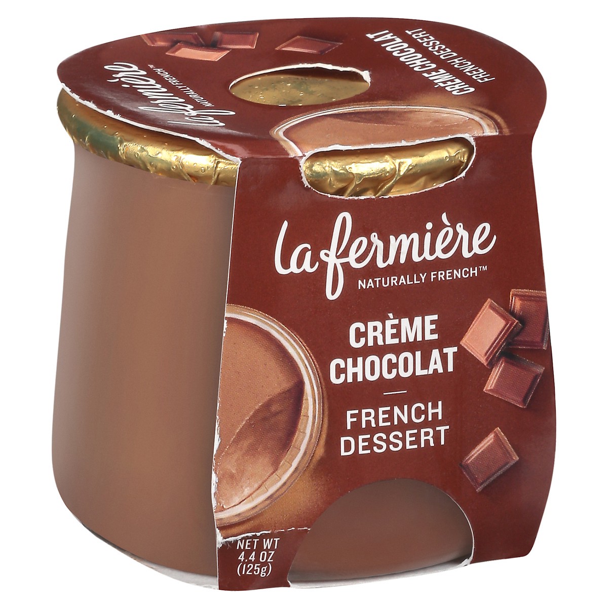 slide 2 of 13, La Fermière La Fermiere French Desserts Creme Chocalat - 4.4 OZ, 4.4 oz
