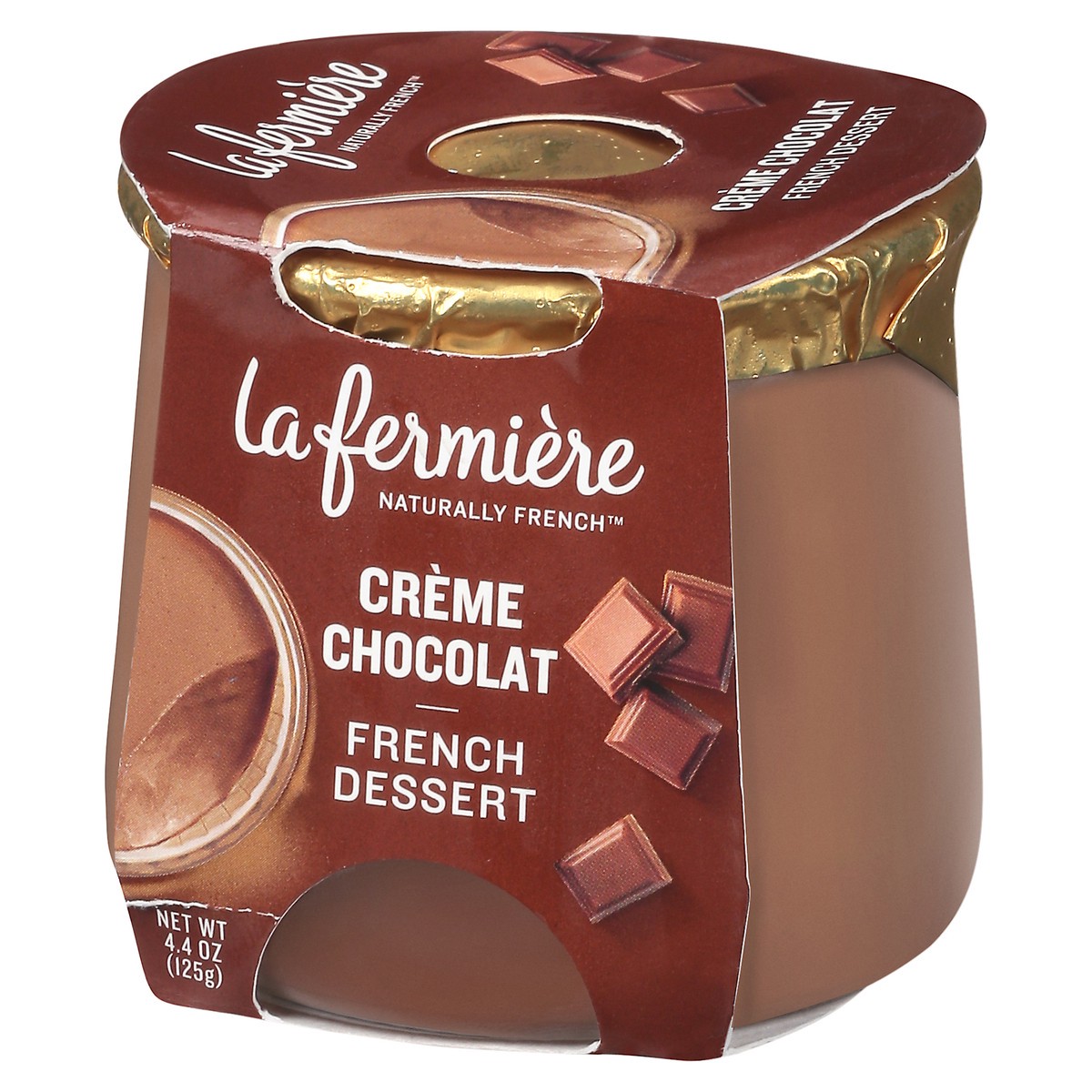 slide 11 of 13, La Fermière La Fermiere French Desserts Creme Chocalat - 4.4 OZ, 4.4 oz