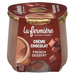La Fermière La Fermiere French Desserts Creme Chocalat - 4.4 OZ
