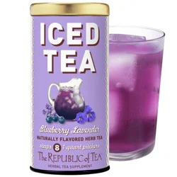The Republic of Tea Blueberry Lavender Daily Beauty Herbal Iced Tea