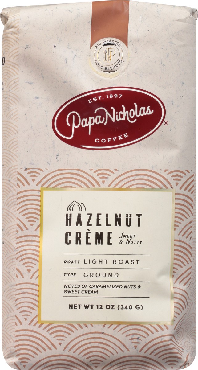 slide 8 of 9, PapaNicholas Coffee Light Roast Ground Hazelnut Creme Coffee - 12 oz, 12 oz