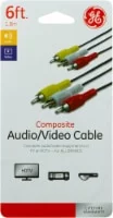 GE Composite Audio/Video Cable - Black