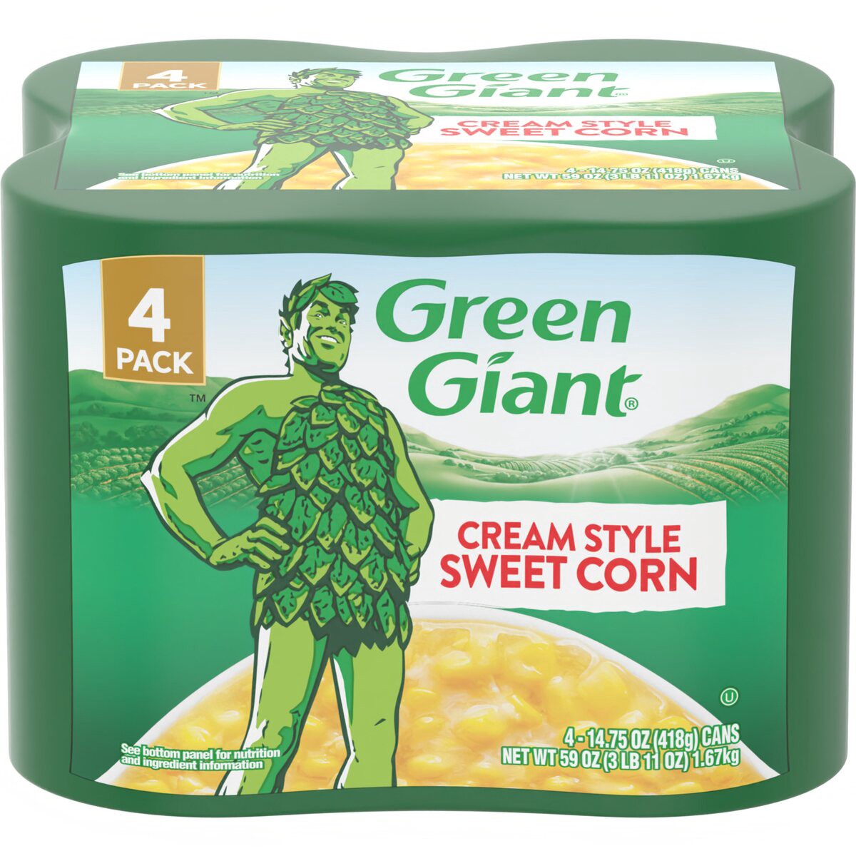 slide 1 of 9, Green Giant Sweet Corn, 4 ct