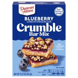 Duncan Hines Blueberry Crumble Bar Mix, 15.21 oz