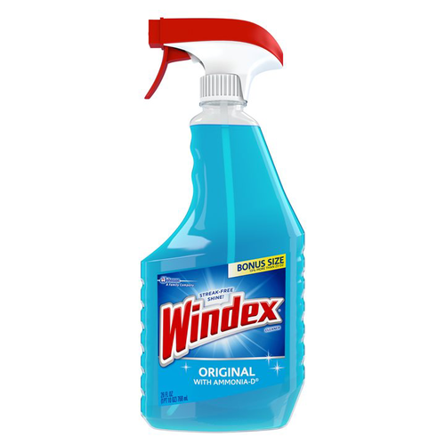 slide 1 of 1, Windex Blue Orig Trigger Bonus, 26 fl oz