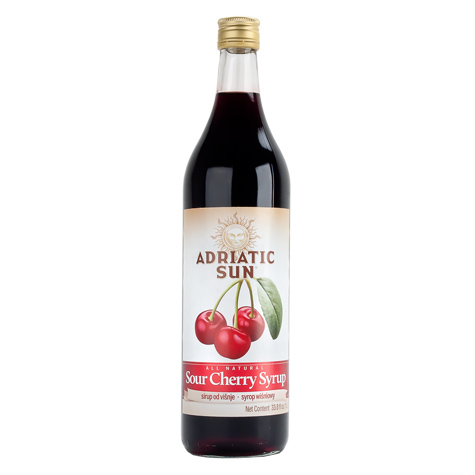 slide 1 of 1, Adriatic Sun Syrup Sour Cherry, 1 liter