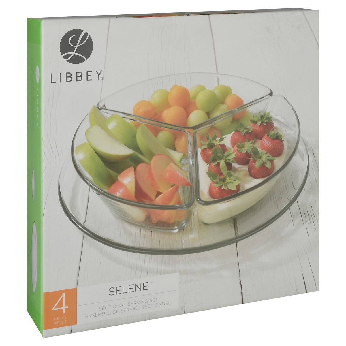 slide 2 of 9, Libbey Selene Sectional Serving Set 1 ea, 1 ct