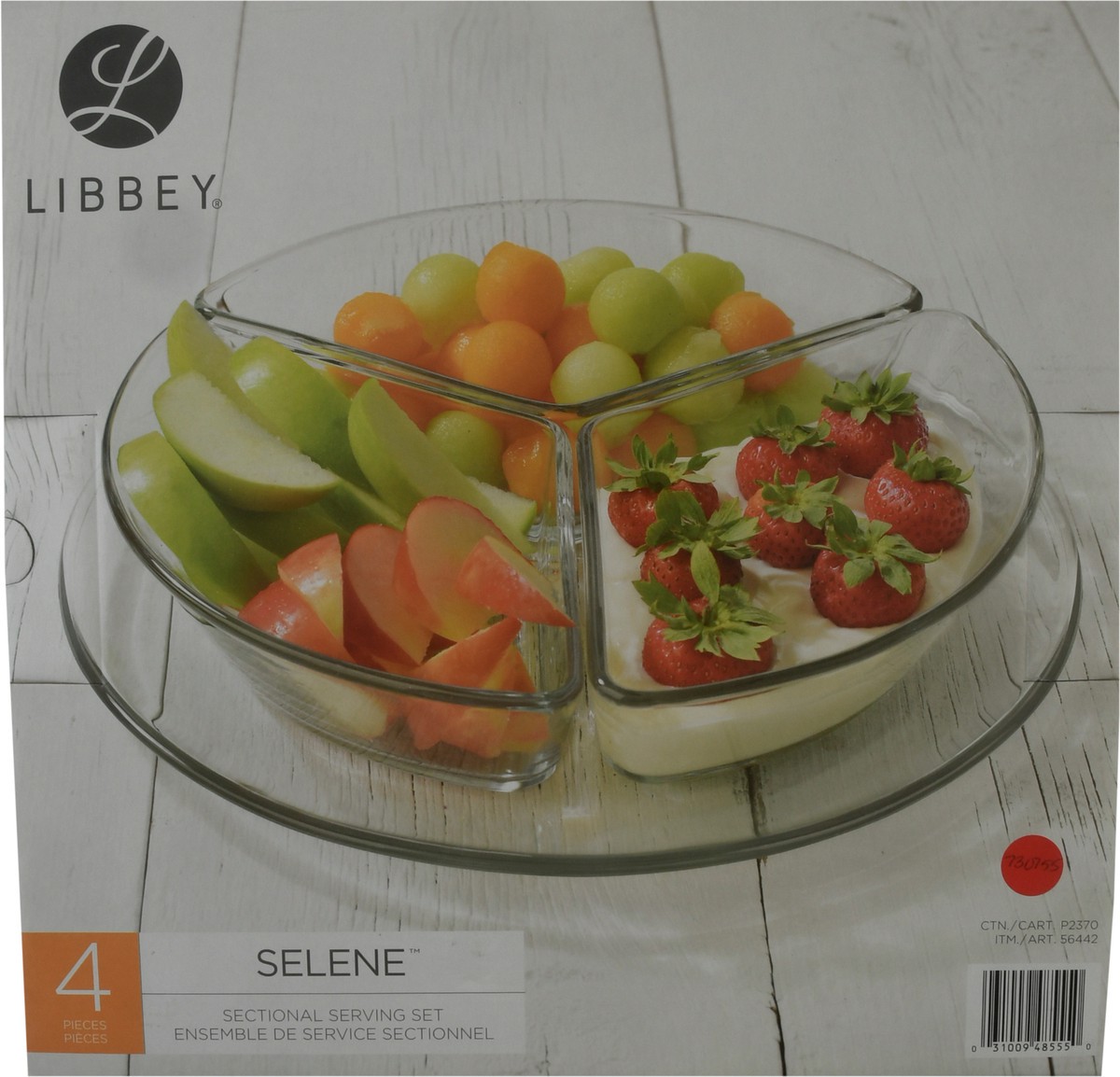 slide 5 of 9, Libbey Selene Sectional Serving Set 1 ea, 1 ct