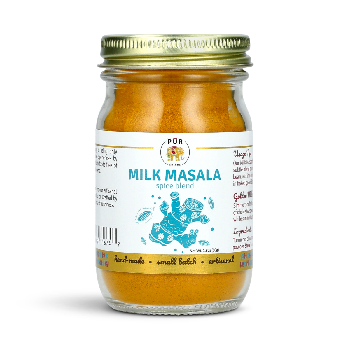 slide 1 of 1, PUR Spices Milk Masala, 1.8 oz