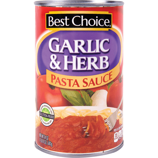 slide 1 of 1, Best Choice Garlic & Herb Pasta Sauce, 26 oz