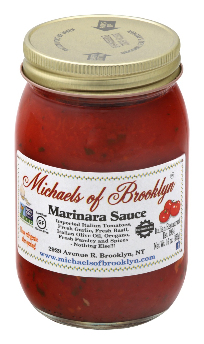 slide 1 of 1, Michael's of Brooklyn Marinara Sauce, 16 oz