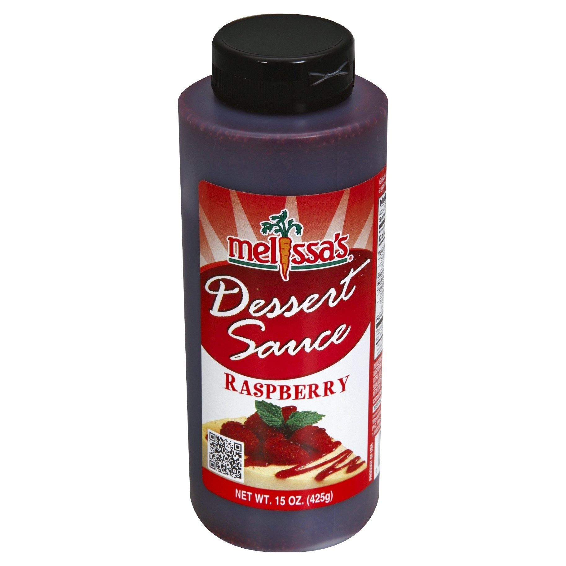 slide 1 of 1, Melissa's Raspberry Dessert Sauce, 15 oz